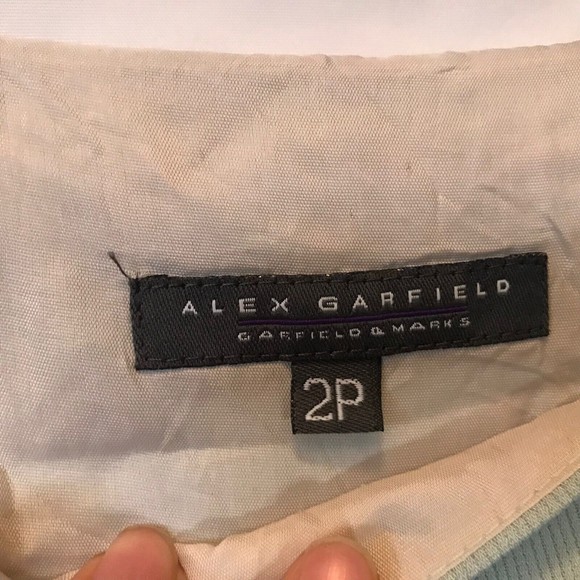 Alex Garfield & Marks Mint Green Tank Skirt Suit Set top 2p bottom 4p - Picture 4 of 9